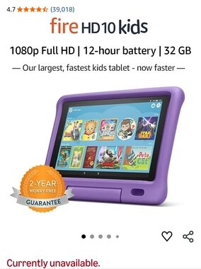Amazon Fire HD 10 Kids Tablet